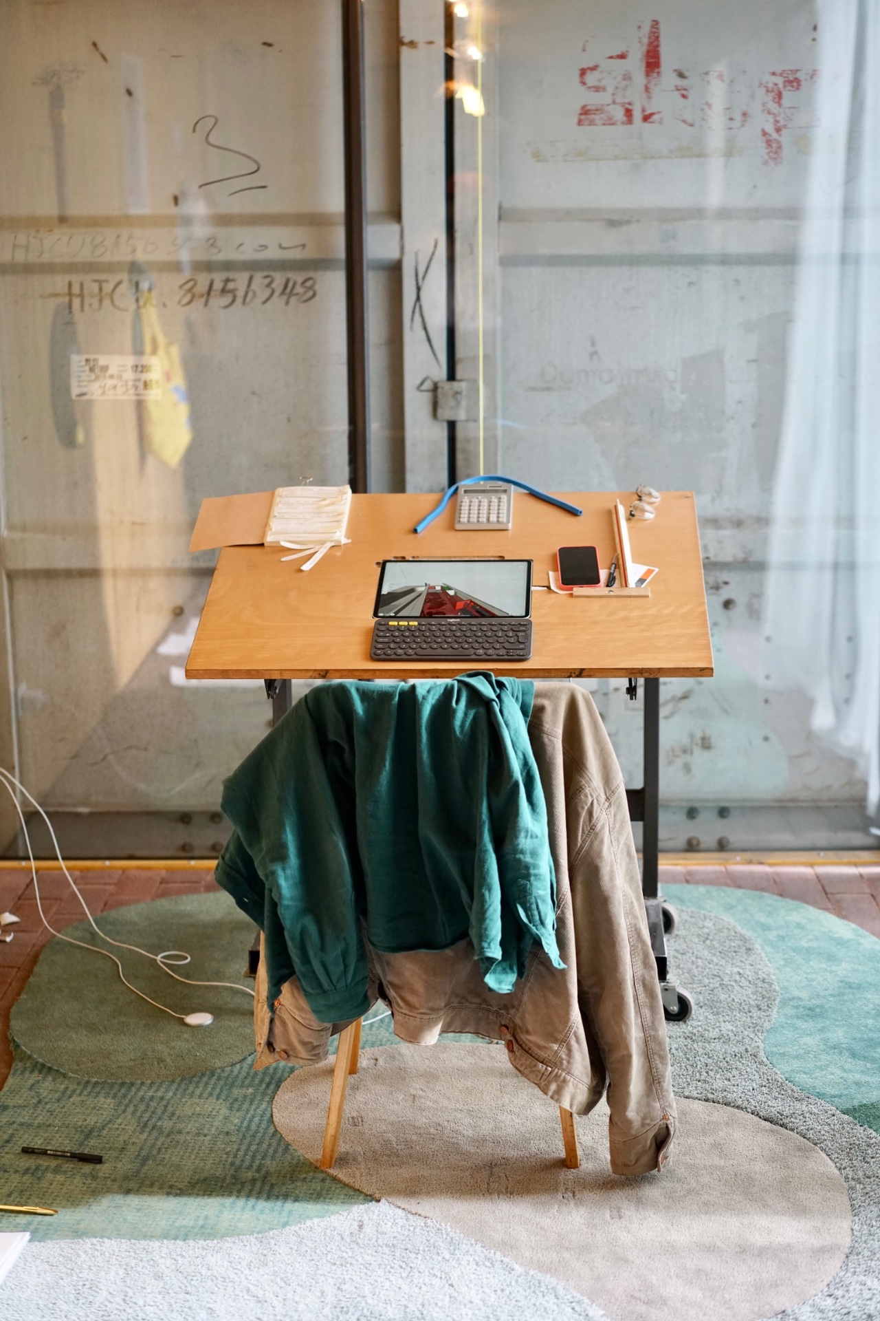 Office — 2018 — View of my office in Eindhoven. — Eindhoven — by Sander Wassink — photo Sander Wassink
