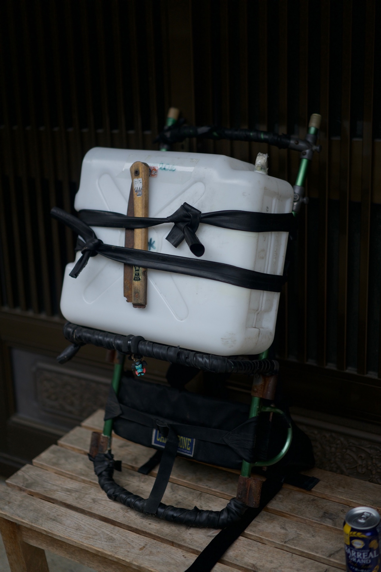 Inspiration Picture — 2025 — Water-carrying backpack for a mountain temple. — by Sander Wassink — photo Sander Wassink