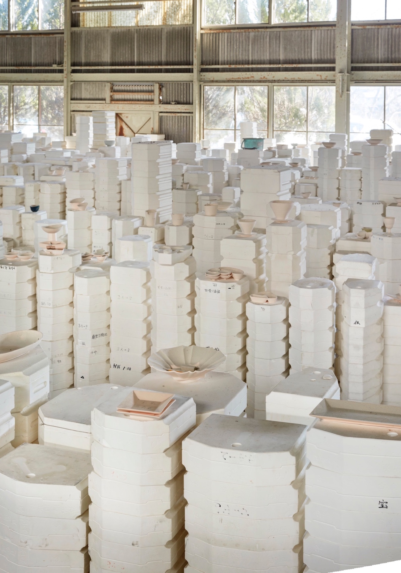 Kiji Arita — 2019 — Abandoned ceramic production molds in Arita. — by Sander Wassink — photo Ronald Smits