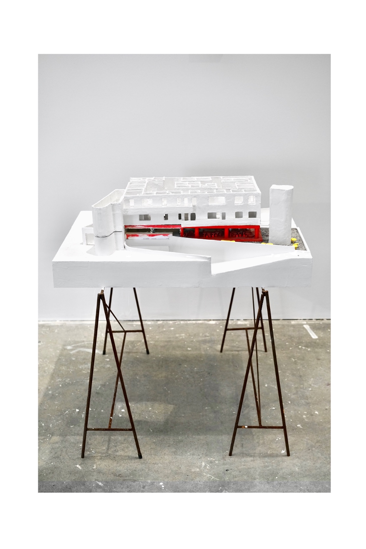Process — 2019 — Scale model of a hotel interior project. — Eindhoven — by Sander Wassink — photo Sander Wassink