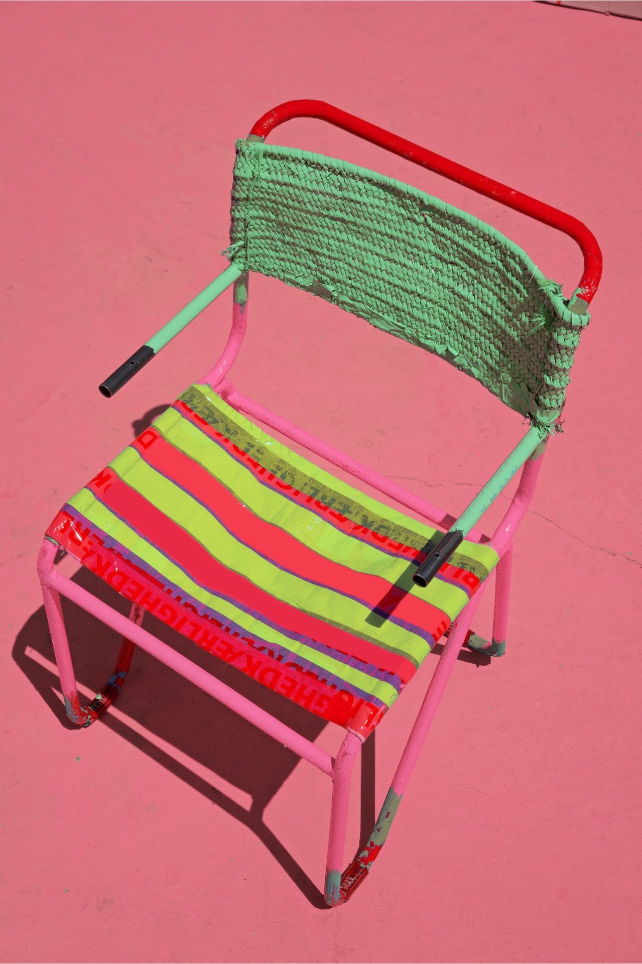 Contrande — 2015 — Travelling reinterpretation of a Gispen chair, made in Sefrou, Morocco, for Museum Boijmans Van Beuningen. — Sefrou — by Sander Wassink — photo Sander Wassink